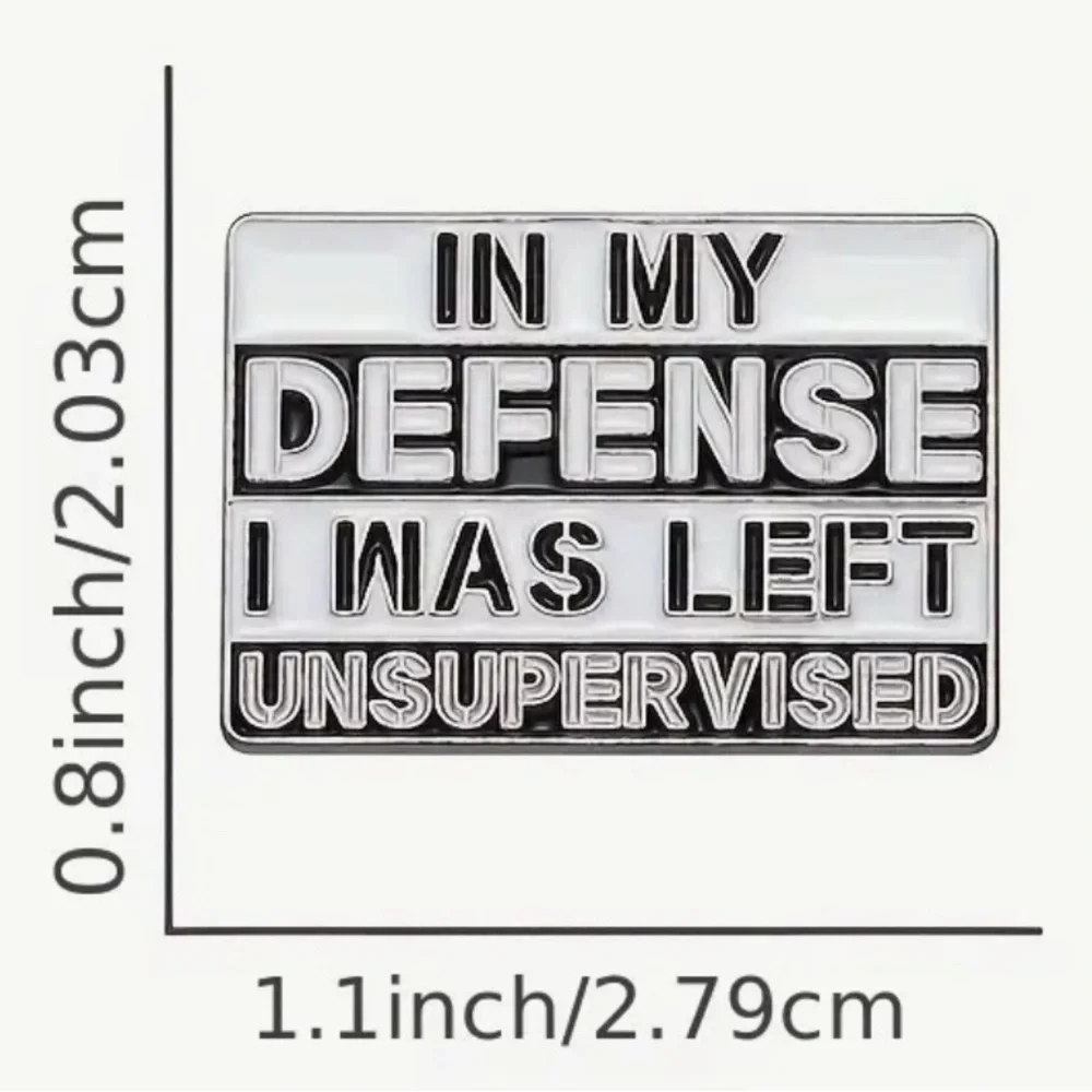 In My Defensive - Novelty Pin - Picture 2 of 2